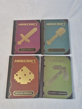 Minecraft Handbook Set of 4 Hardcover Used Books